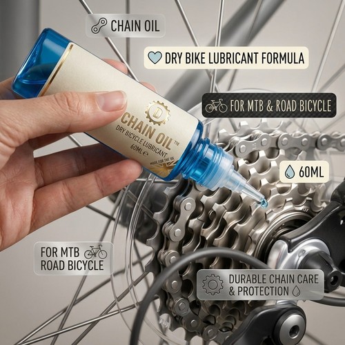 Chain oil 60ml dry bike - chain,